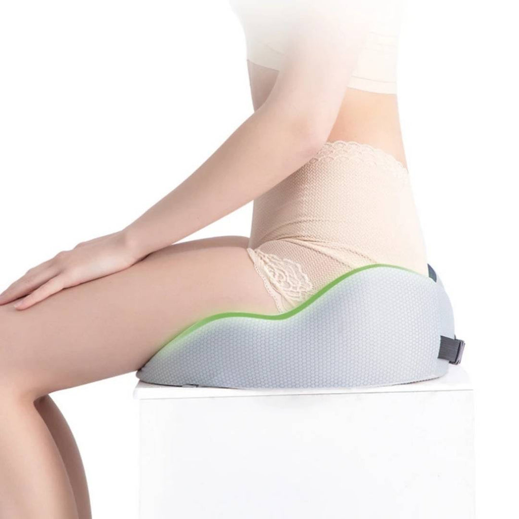 AetherFlex ergonomisk sædehynde i memoryskum — design til støtte af kropsholdningen
