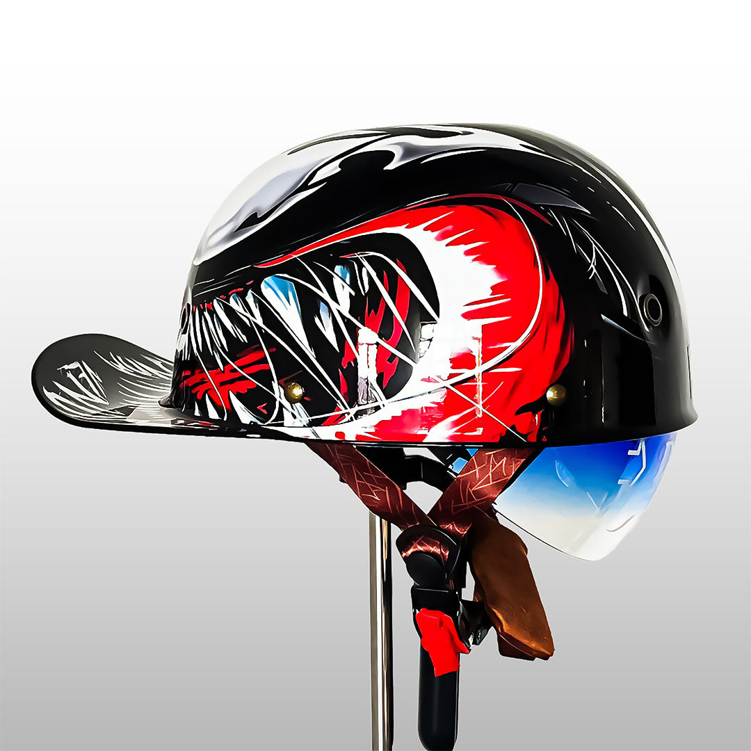 DOT & ECE Certified Moto Baseball Cap Style Helmet