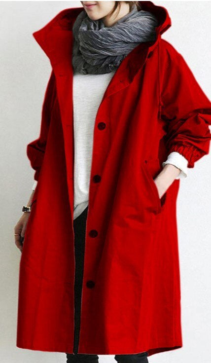 EleganCoat Women's Long Trench Coat Jacket — Stylish Fall Layer