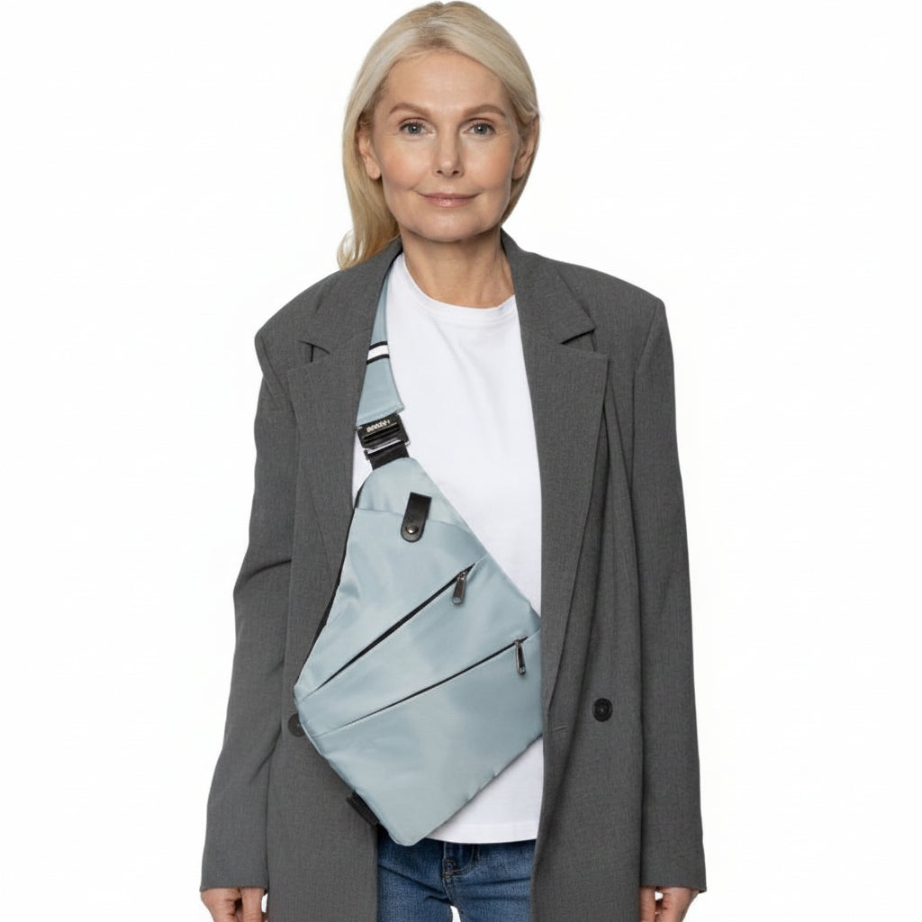 Anti-Theft Travel Bag — Concealed Zipper Design & Secure Front Pockets