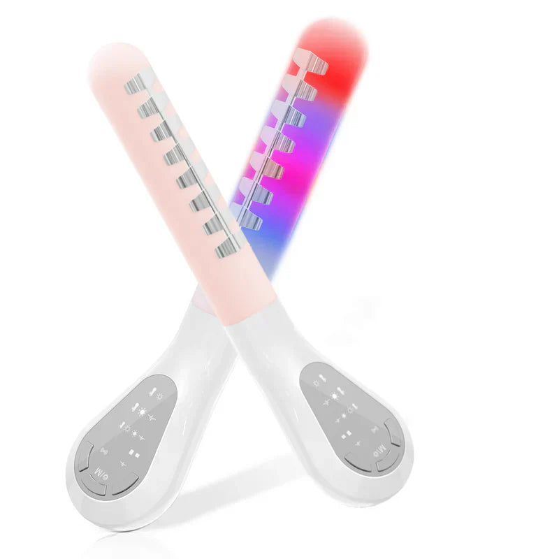 Pelvic Floor Support Wand — Compact Electric Pulse, Soothing Heat & Dual Light Technology