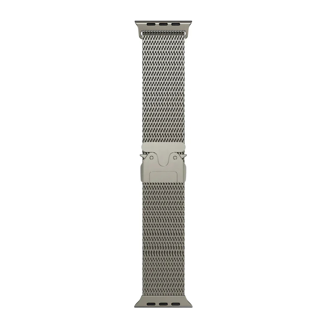 Milanese-rem i titanium til Apple Watch