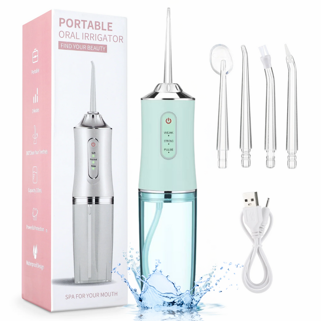 جهاز باور فلوس لتنظيف الأسنان بالماء — 1300 نبضة في الدقيقة