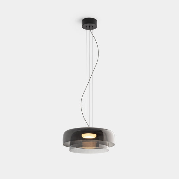 FjordLumen Glass Pendant Lamp — Distinctive Handcrafted Ceiling Light Fixture