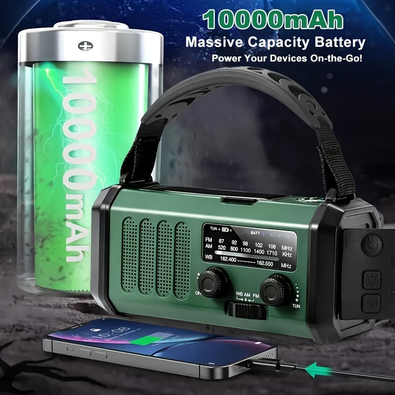 Sandsberg NL Sustainable Emergency Radio — Flashlight, USB Charging
