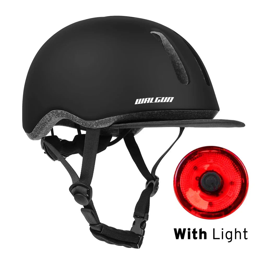 Urban Commuter Helmet — In-Mold PC Shell, Integrated Bug Net