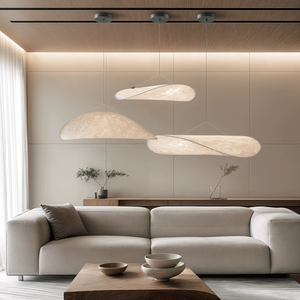 Vertigo Leaf Chandelier — Nordic LED Ambient Lighting