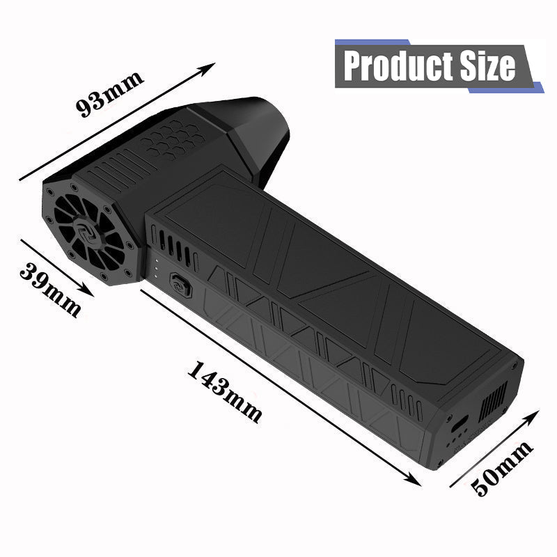 Mini-Turbo-Jet-Lüfter X3 - 130.000 RPM, Windgeschwindigkeiten bis zu 52 m/s