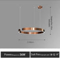 Liora Nordic Ring Chandelier With Elegant Modern Lighting