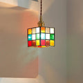 PrismCube Glass Pendant Light For Retro Style Home Decor