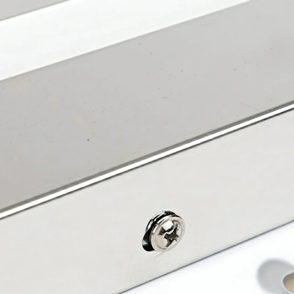 Luz de tocador moderna impermeable para baño – accesorio de acrílico blanco y metal - Flindria