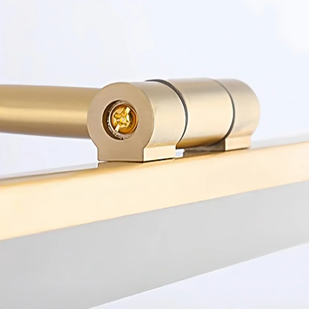 Vintage Vanity Light – Black/Gold Metal with Adjustable Light Bathroom - Flindria