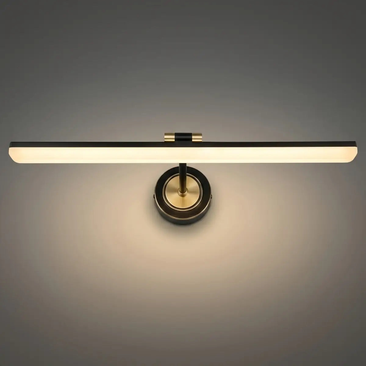 Vintage Vanity Light – Black/Gold Metal with Adjustable Light Bathroom - Flindria