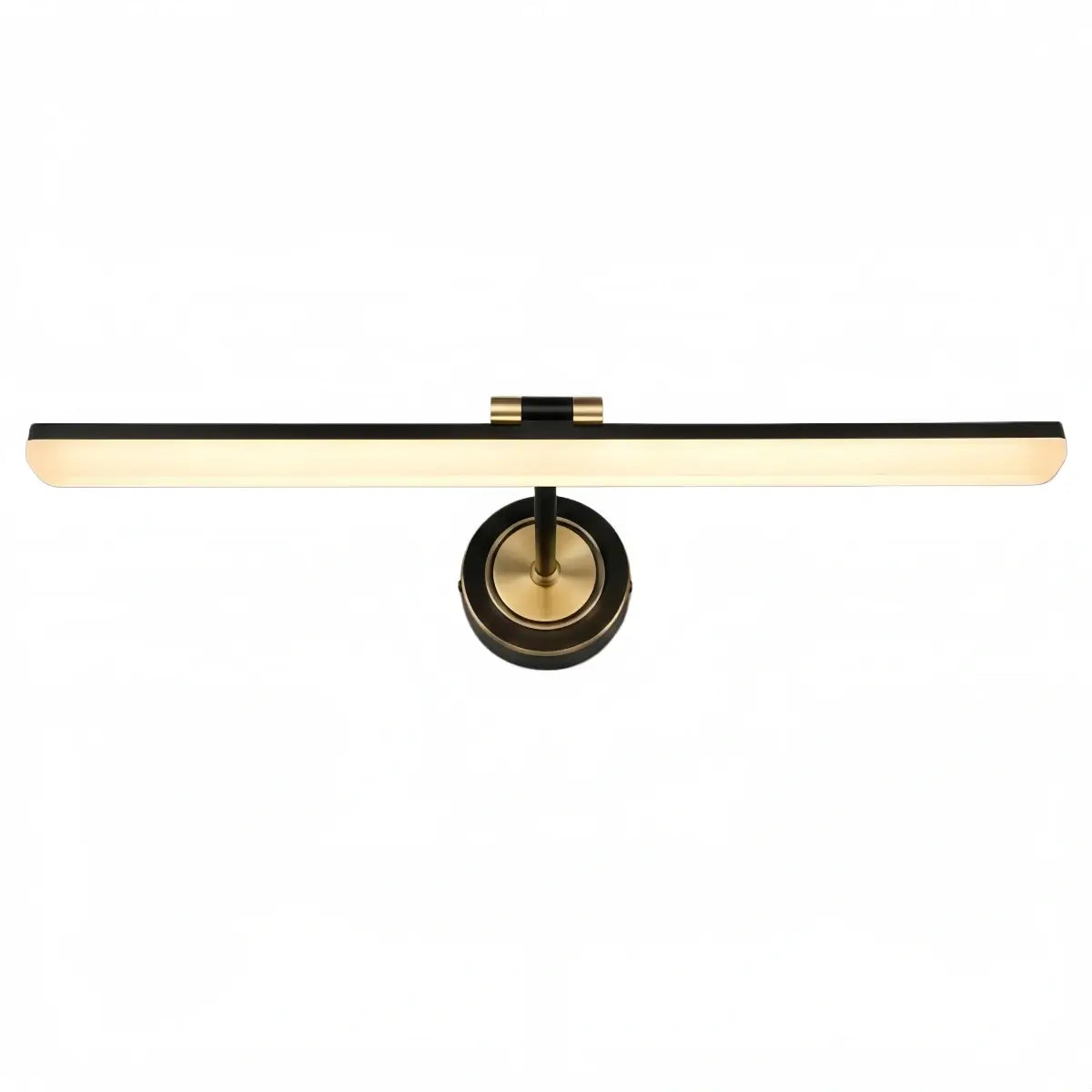 Vintage Vanity Light – Black/Gold Metal with Adjustable Light Bathroom - Flindria