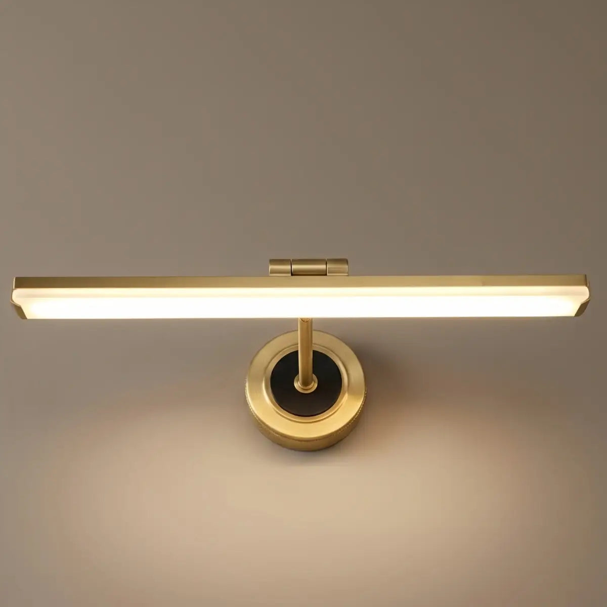 Vintage Vanity Light – Black/Gold Metal with Adjustable Light Bathroom - Flindria