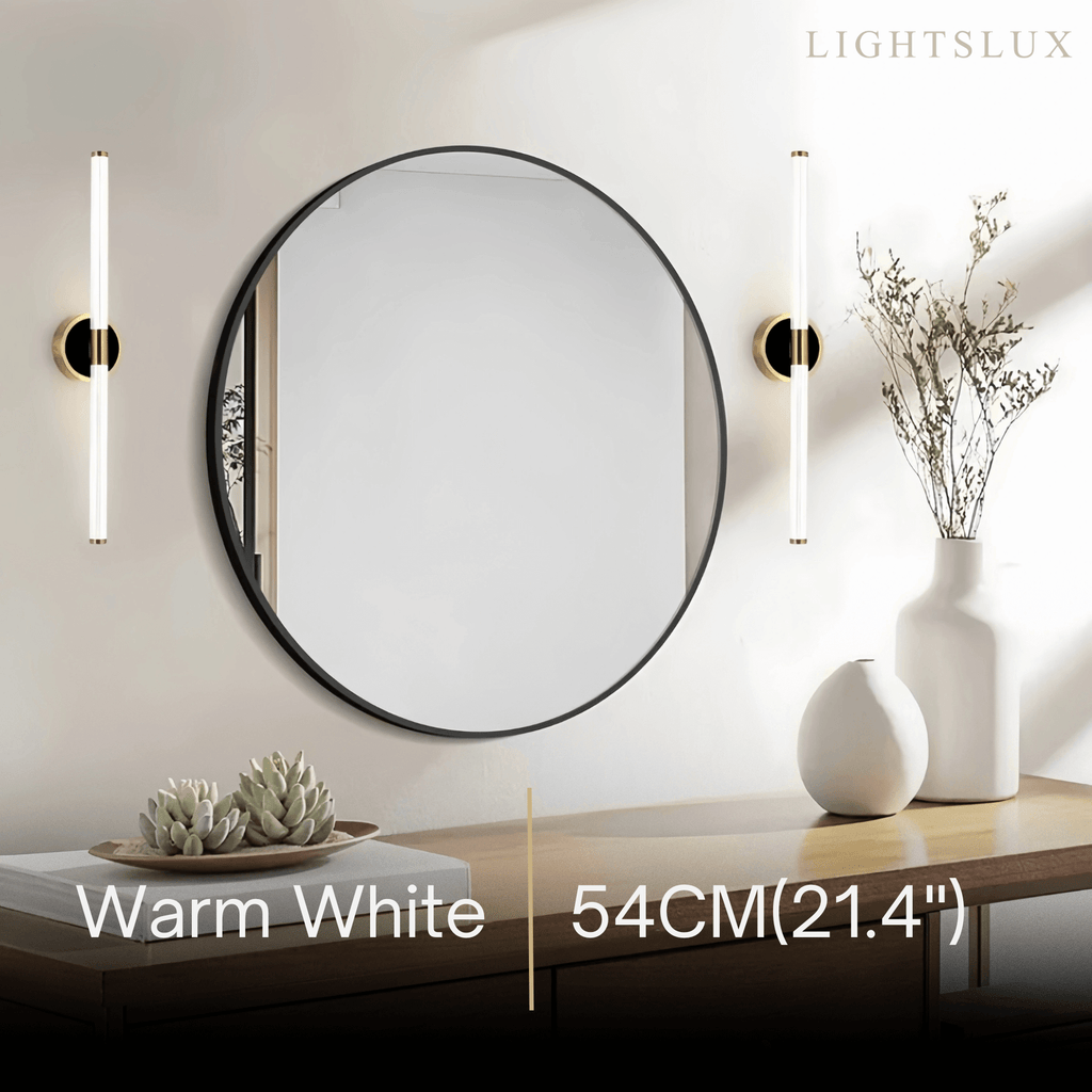 Minimalist Stick Vanity Wall Lamp – Mirror Front for Bathroom - Flindria