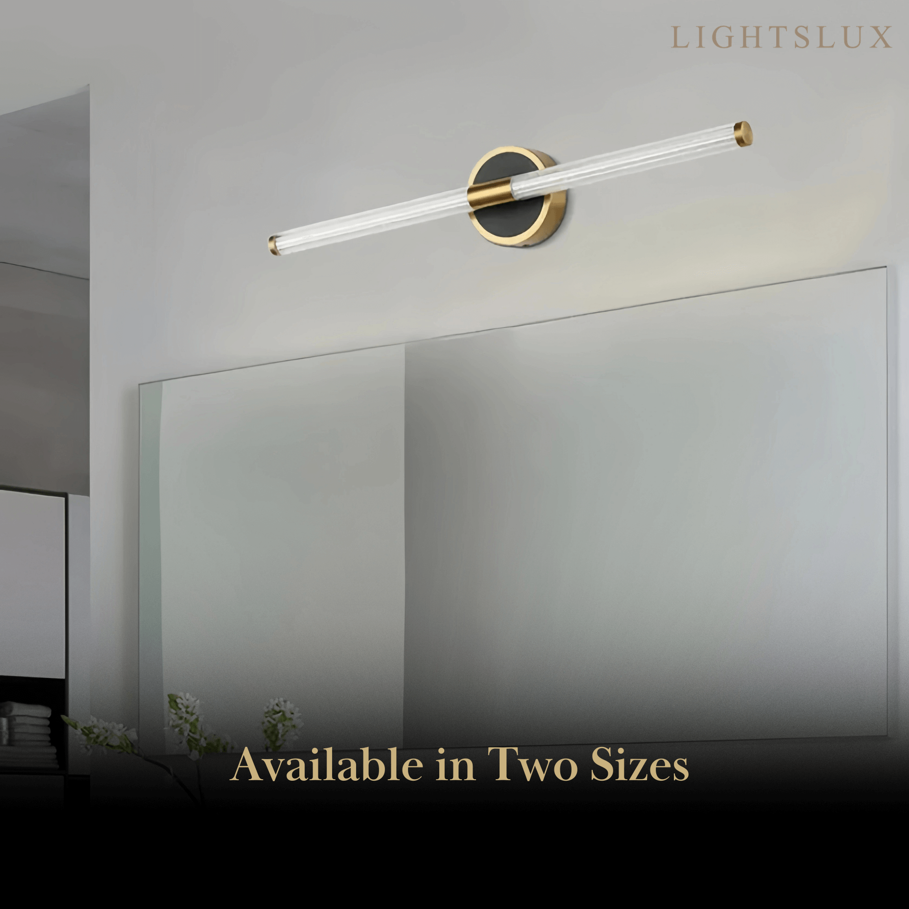 Minimalist Stick Vanity Wall Lamp – Mirror Front for Bathroom - Flindria
