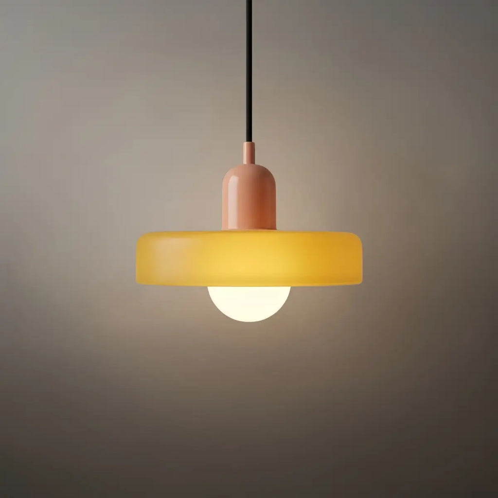 ノルディックペンダントライト - ラウンドガラスシェード リビング／ダイニングルーム用 - Flindria