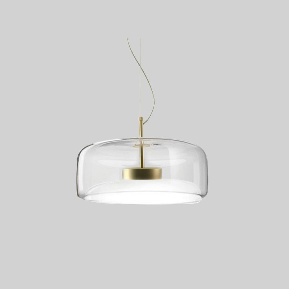 AuroraGold Vintage LED κρεμαστό φωτιστικό — Χρυσή γυάλινη σκιά