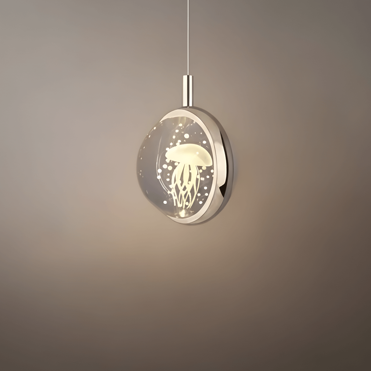 Art Deco Gold Pendant Light – Globular Metal/Crystal for Bedroom - Flindria