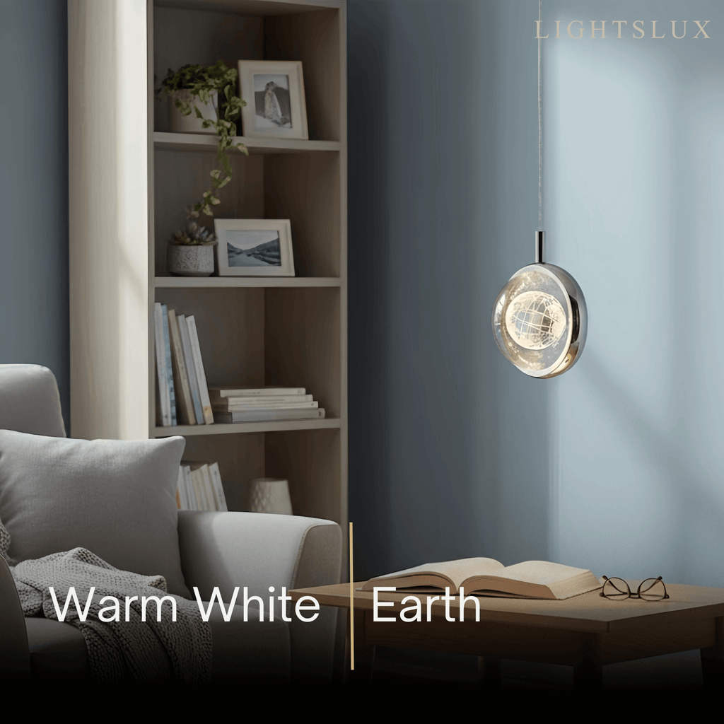 Art Deco Gold Pendant Light – Globular Metal/Crystal for Bedroom - Flindria