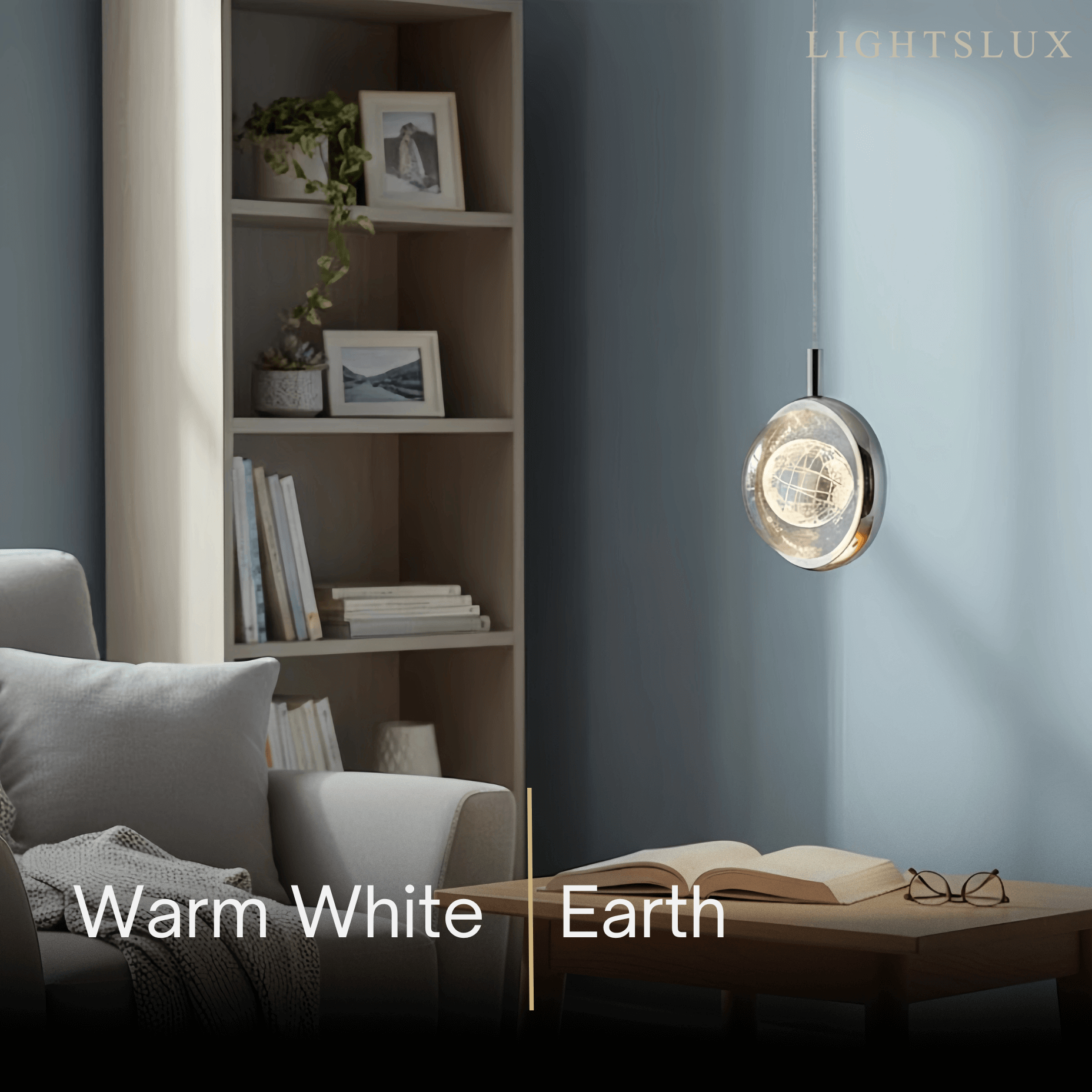 Art Deco Gold Pendant Light – Globular Metal/Crystal for Bedroom - Flindria