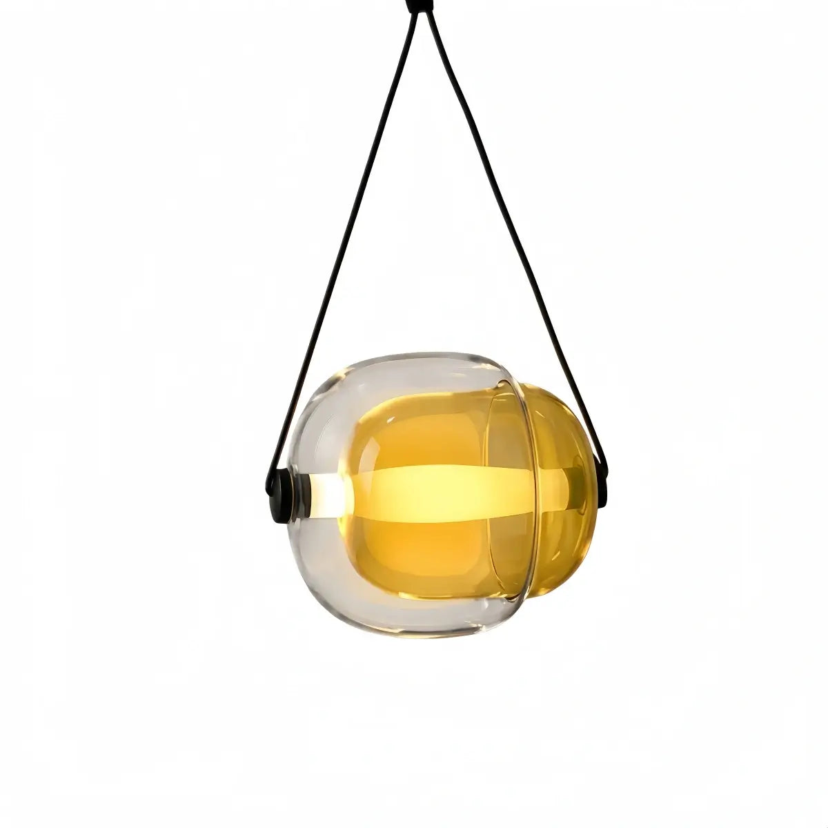 Modern Minimalist Glass Pendant Light – 6 Colors for Dining Room - Flindria