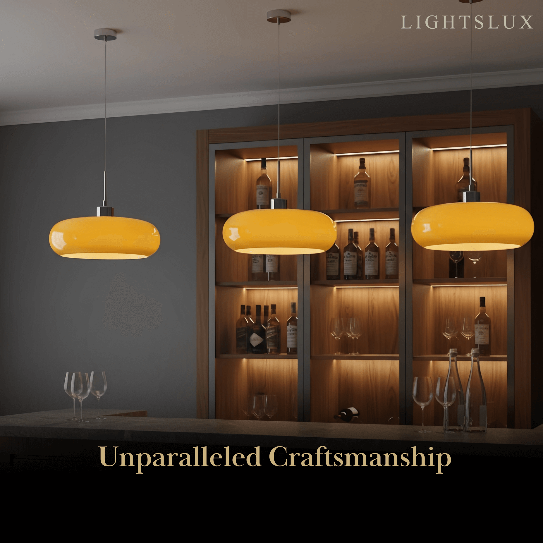 Modern Pendant Light – Orange/White Metal Fixture for Dining Room - Flindria