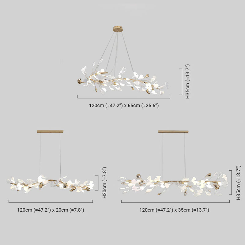 Art Deco Chandelier - Gold Ceramic/Metal for Living Room - Flindria