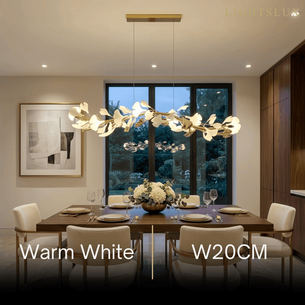 Art Deco Chandelier - Gold Ceramic/Metal for Living Room - Flindria
