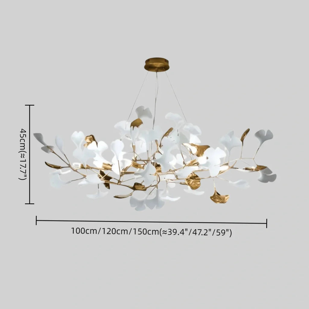Art Deco Chandelier – Ceramic Design for Dining Room Living Room - Flindria