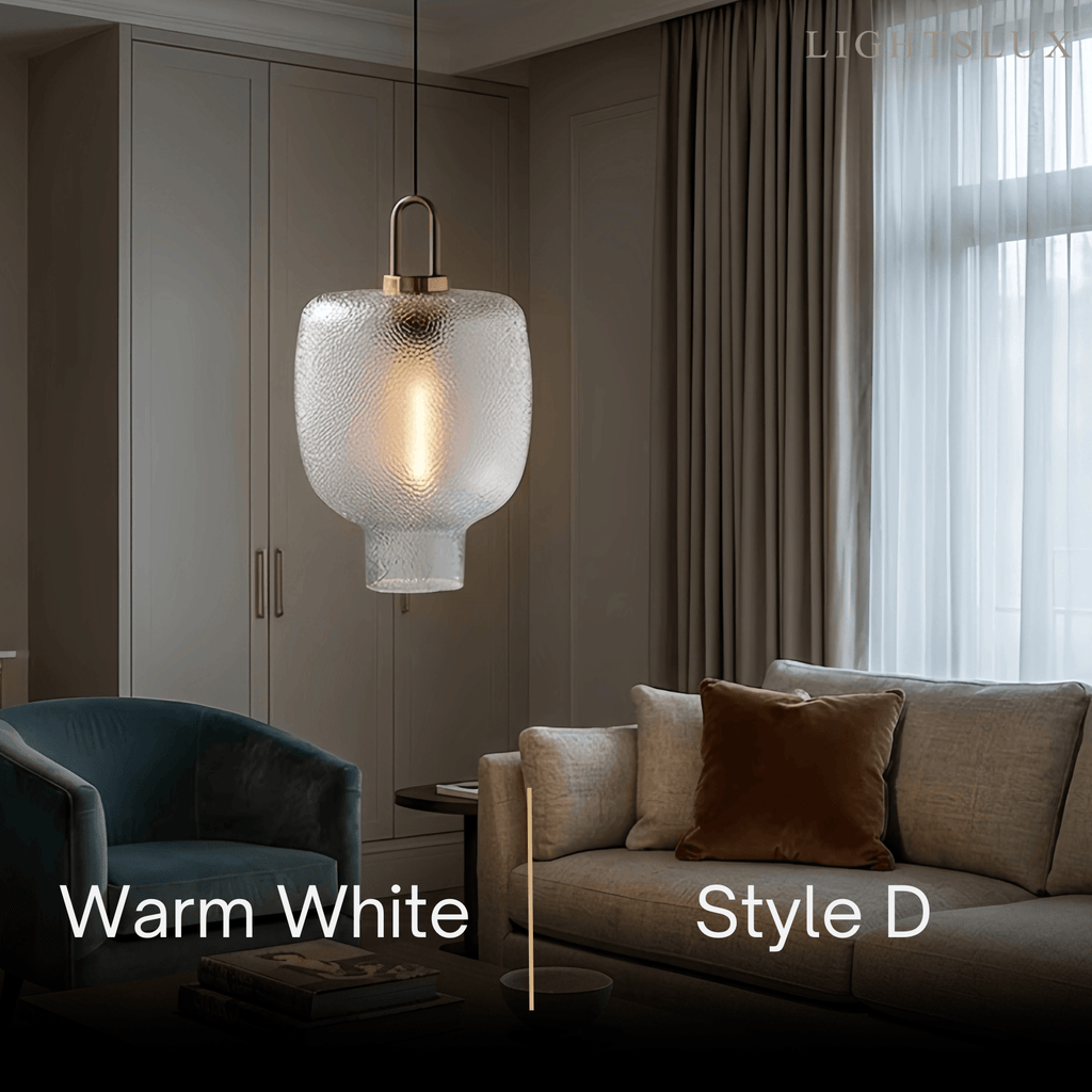 Industrial Glass Bottle Pendant Light – Clear Metal Fixture for Kitchen, 4 Styles - Flindria