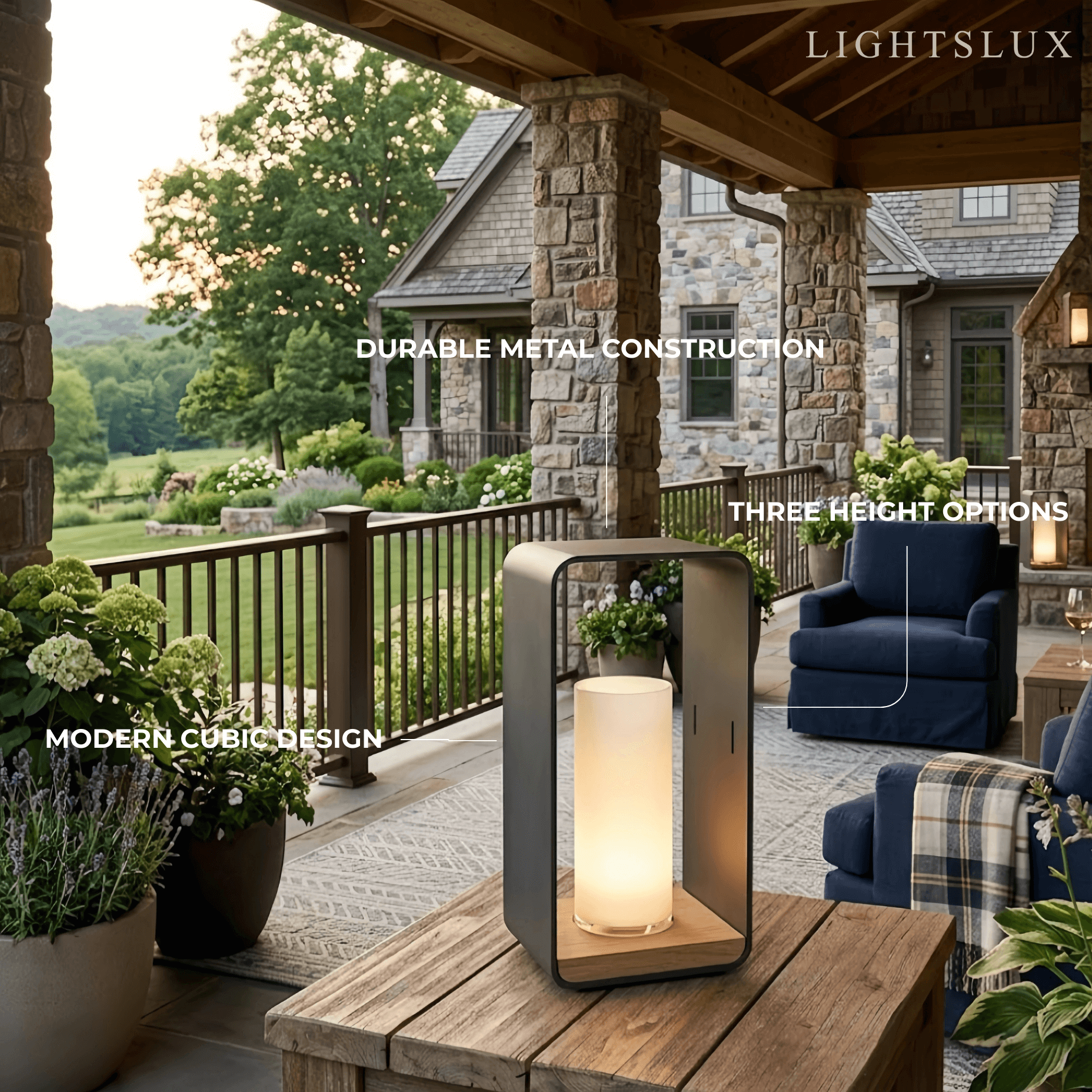Modern Solar Pathway Light – IP65 Waterproof Candle-Style Garden - Flindria