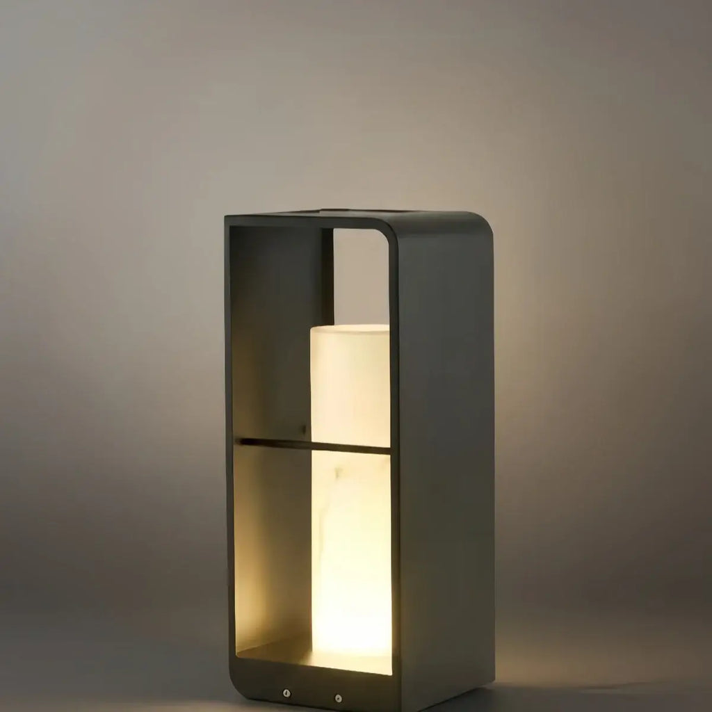 Modern Solar-Powered Outdoor Path Light -- Candle-Style for Garden - Flindria