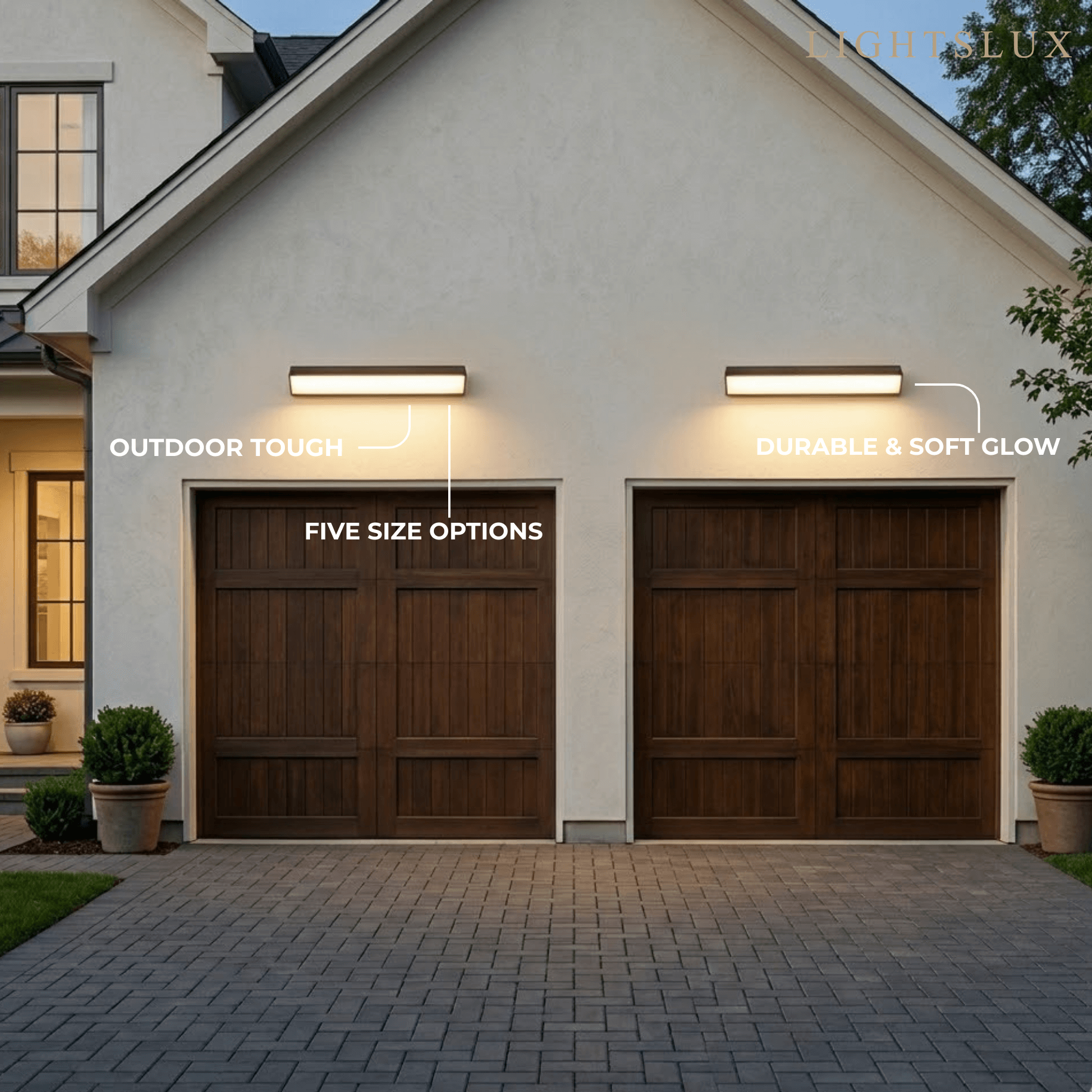 Minimalist Outdoor Wall Lamp - Light for Courtyard - Flindria