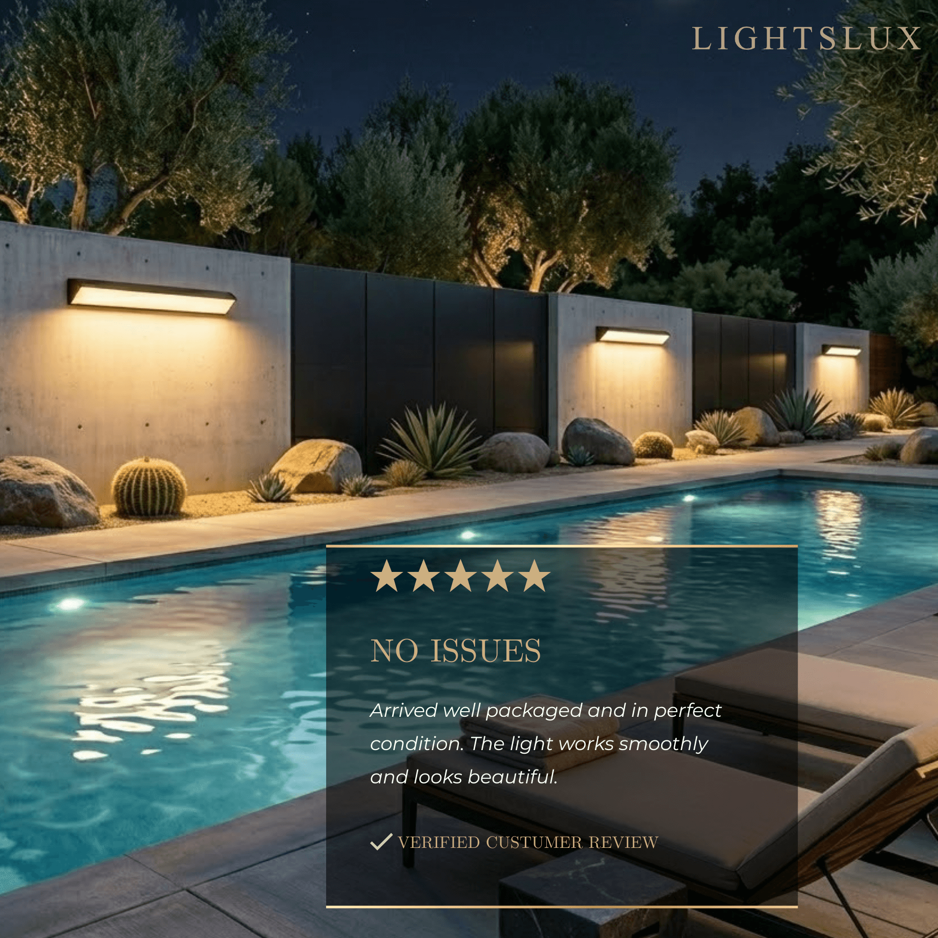 Minimalist Outdoor Wall Lamp - Light for Courtyard - Flindria