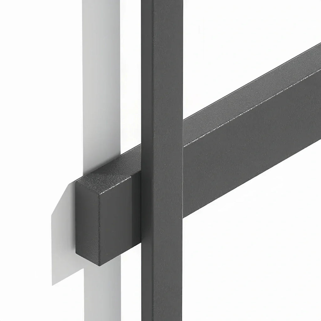 Modern Linear LED Wall Lamp – Black Solar & Sensor Light Outdoor - Flindria