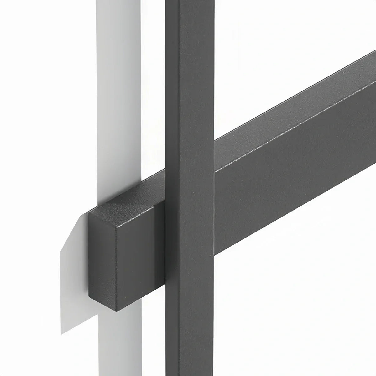 Modern Linear LED Wall Lamp – Black Solar & Sensor Light Outdoor - Flindria