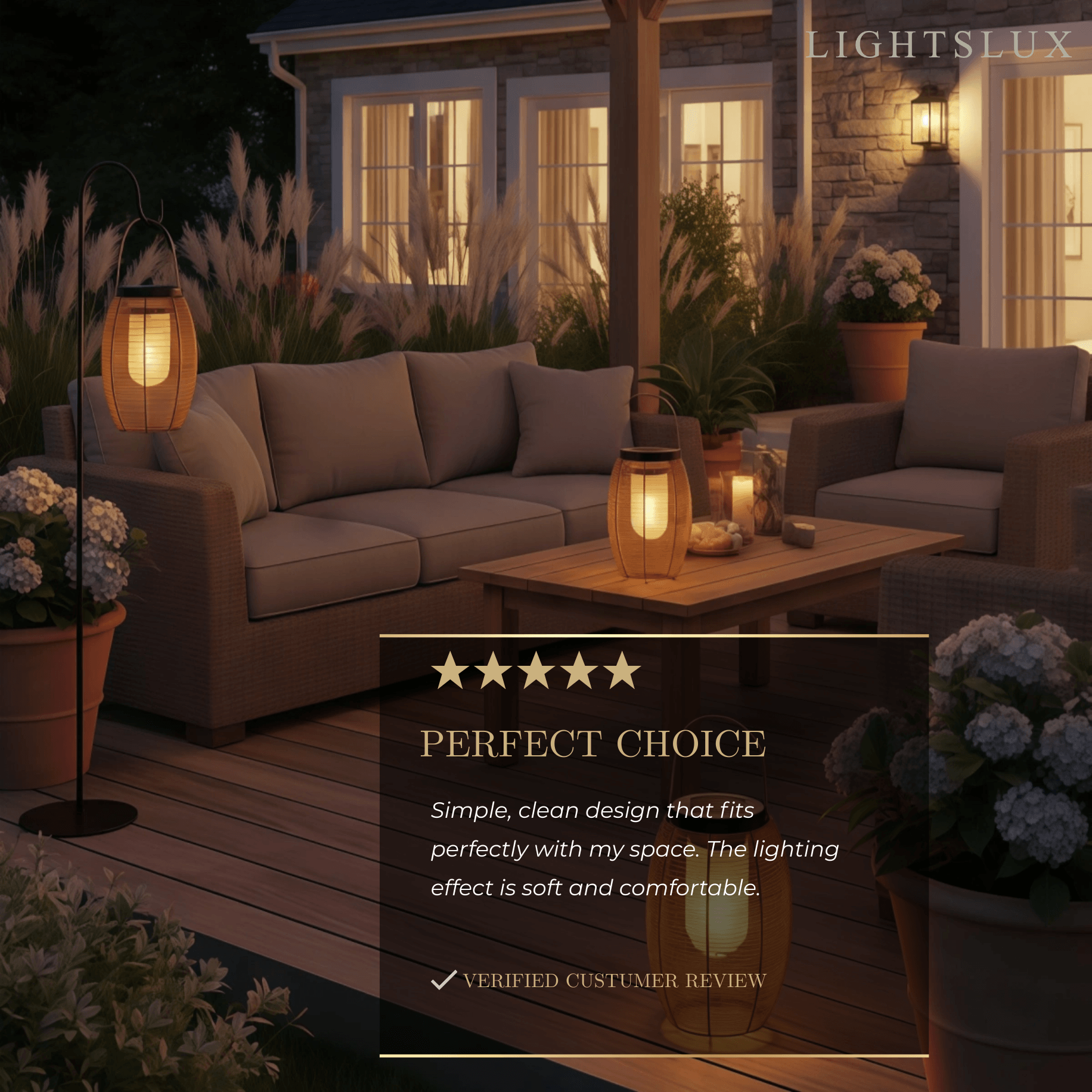 Farmhouse Floor Lamp -Metal/Rattan Lantern in Natural Wood Color Garden - Flindria