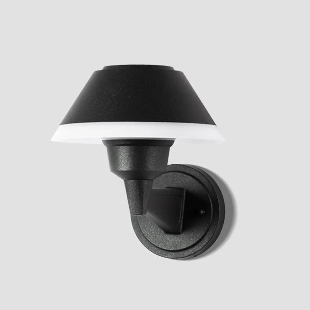 Vintage Outdoor Wall Sconce - Black Metal Hood Design for Garden & Patio - Flindria