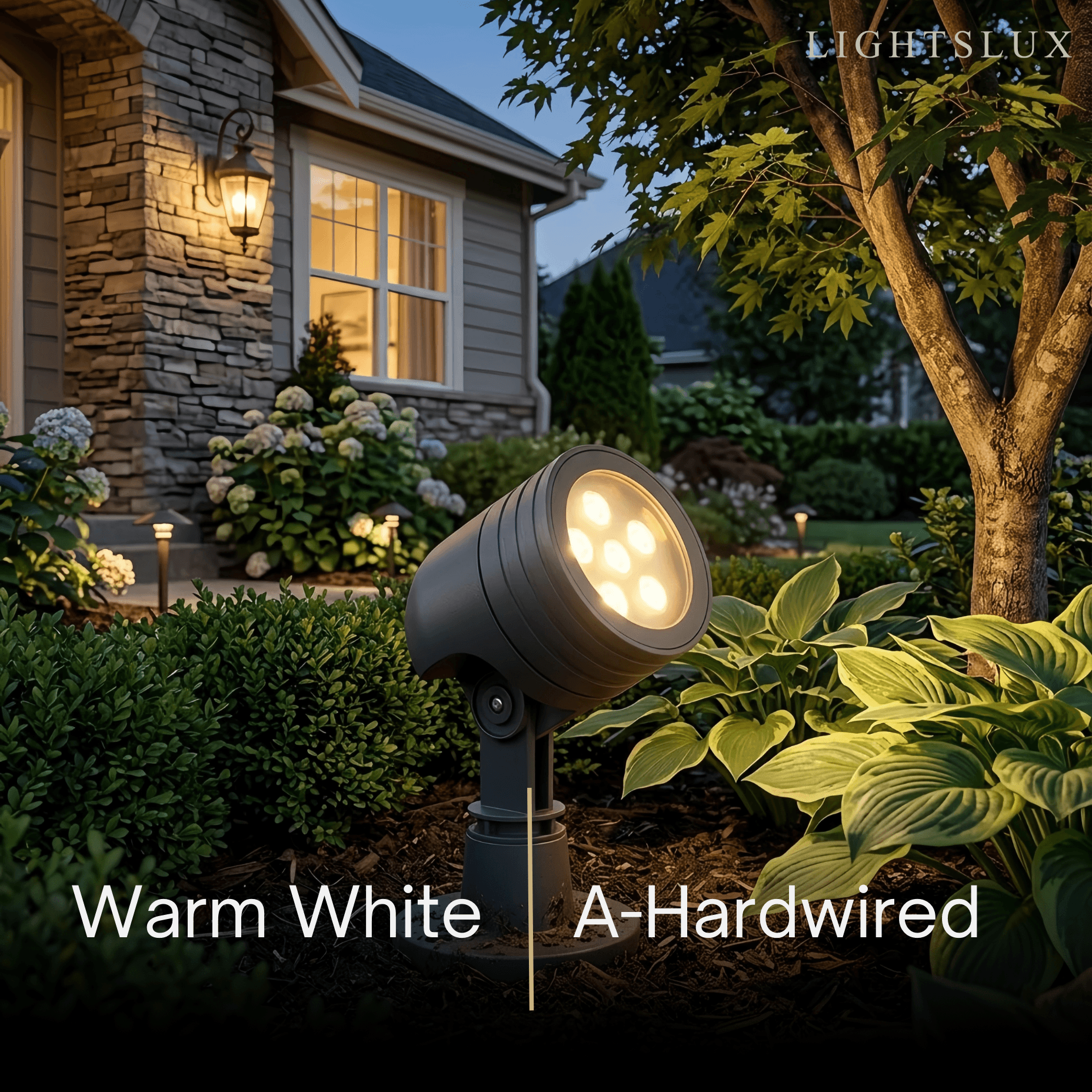 Luz moderna cilíndrica para suelo exterior – Metal negro/vidrio para jardín - Flindria