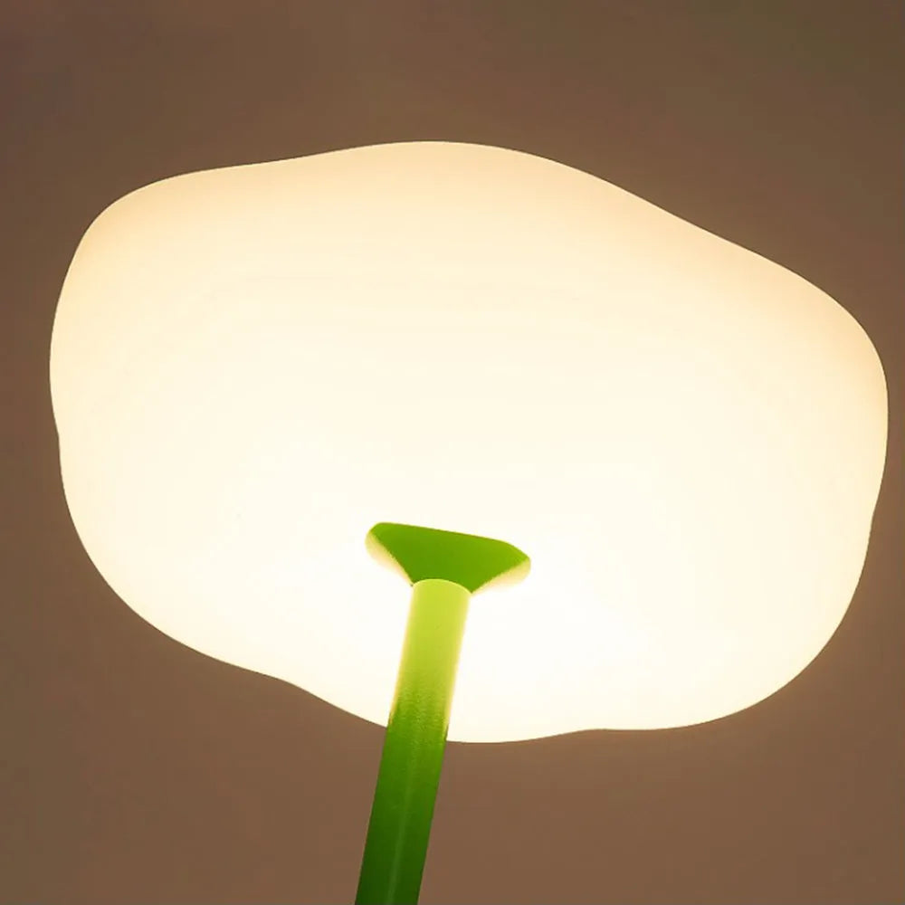 Lampadaire extérieur moderne - Métal noir et acrylique design en coupe pour cour - Flindria