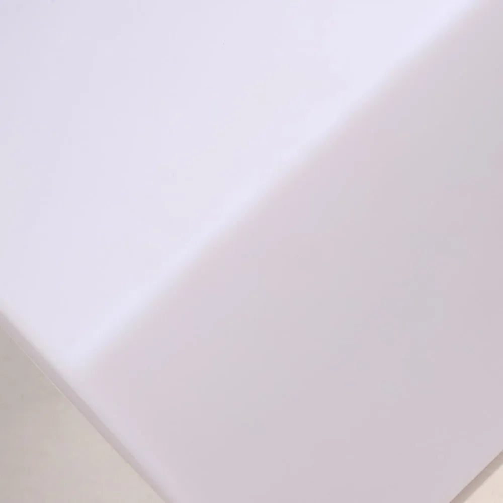 Modern Outdoor Floor Lamp - White Acrylic Square Design for Garden - Flindria