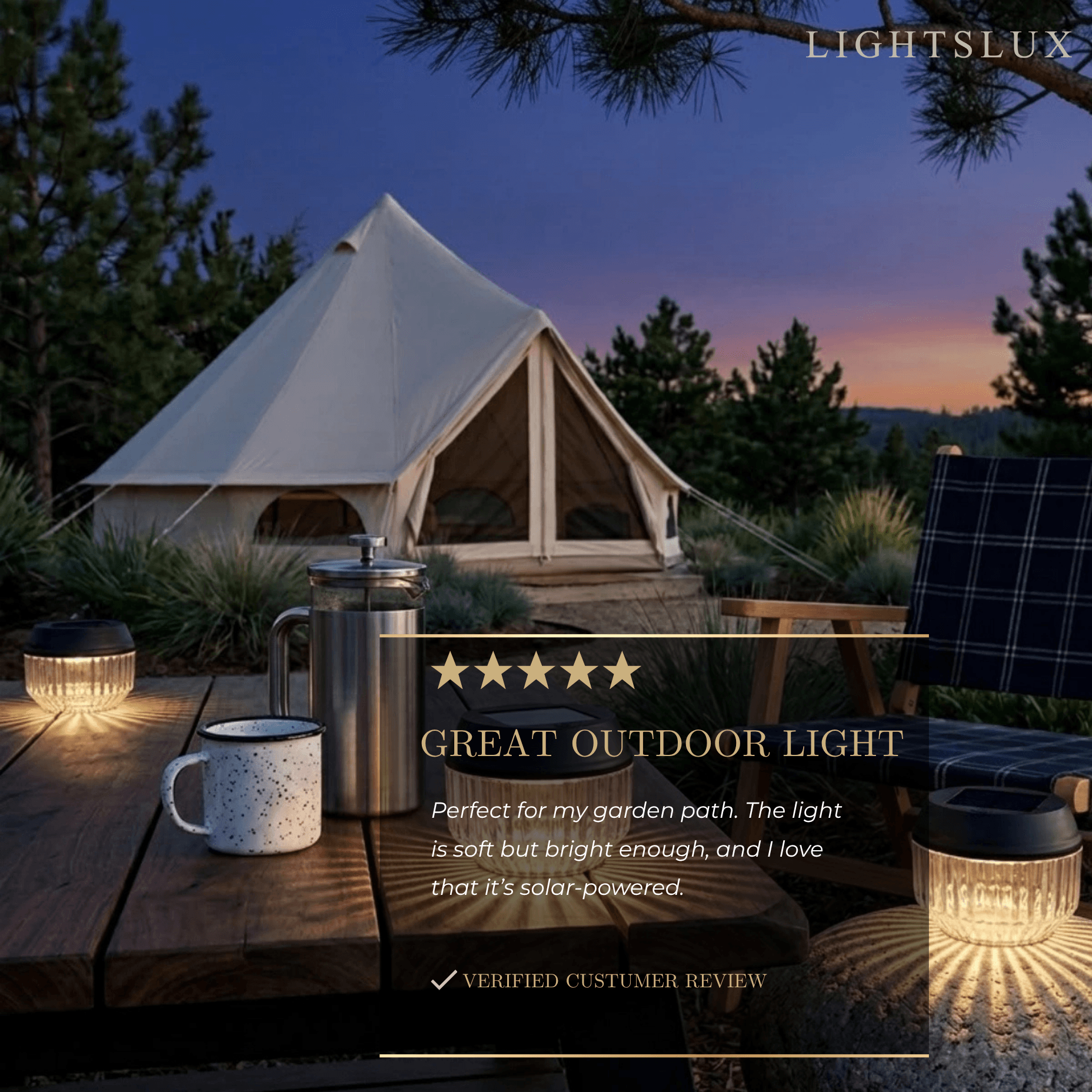 Luces de camino solares modernas - Iluminación exterior acrílica negra para jardín - Flindria