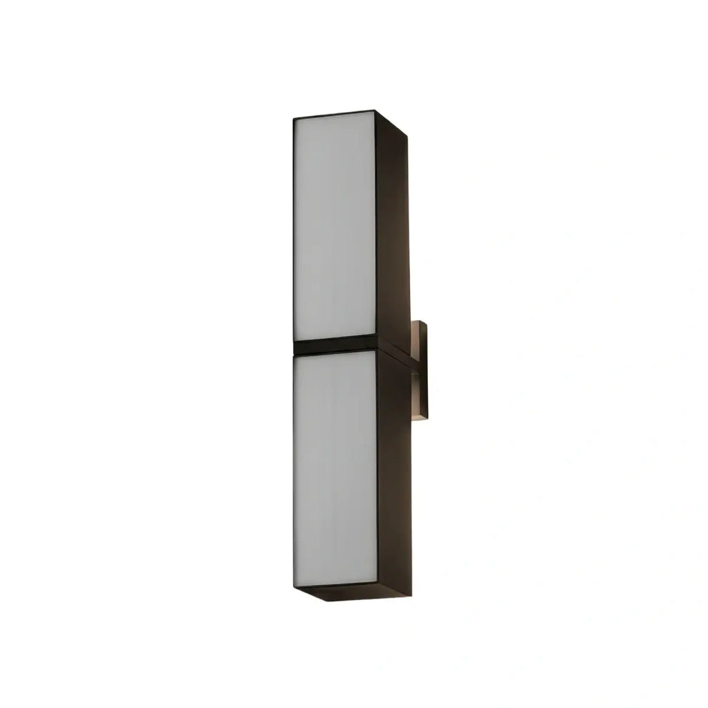 Modern Outdoor Wall Lamp - Black Metal Irregular Design for Exterior Wall - Flindria