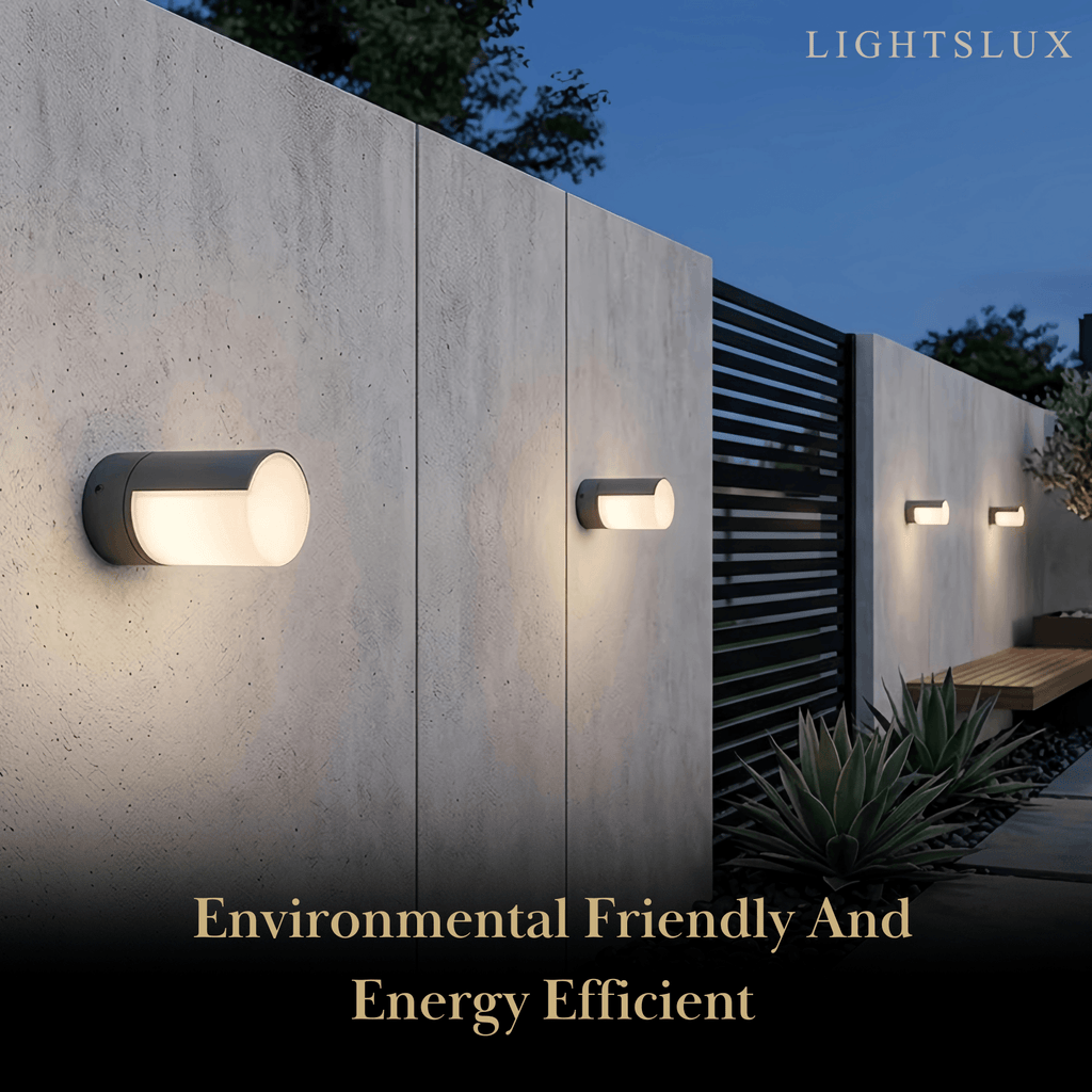 Modern Outdoor Wall Lamp - Black Metal Irregular Design for Exterior Wall - Flindria