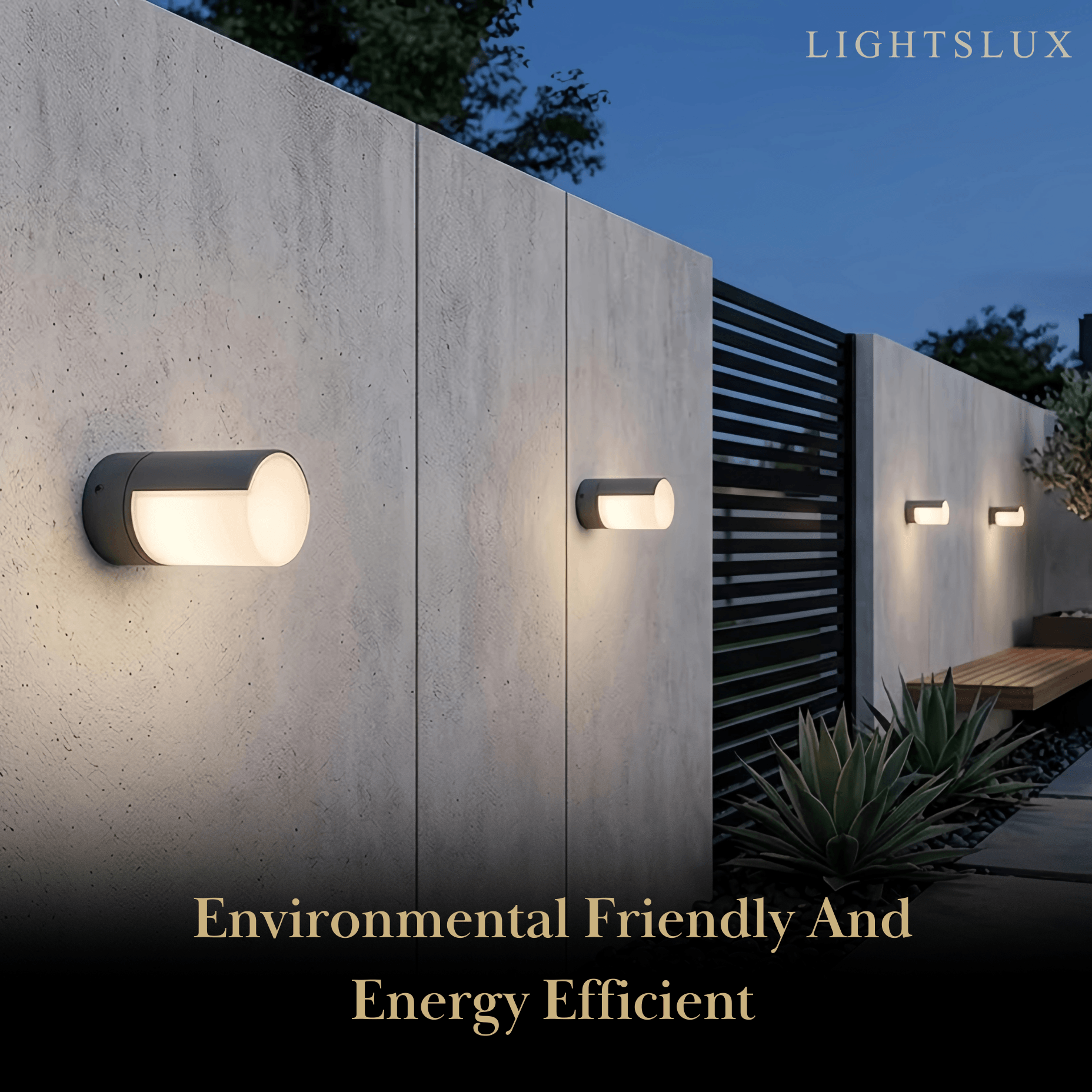 Modern Outdoor Wall Lamp - Black Metal Irregular Design for Exterior Wall - Flindria
