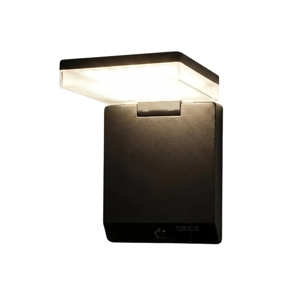 Modern Solar Outdoor Wall Lamp Acrylic with Motion Sensor (Waterproof) - Flindria