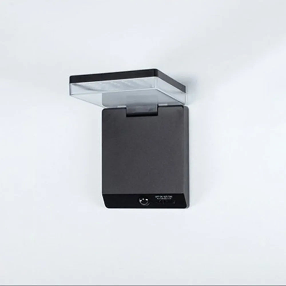 Modern Solar Outdoor Wall Lamp Acrylic with Motion Sensor (Waterproof) - Flindria