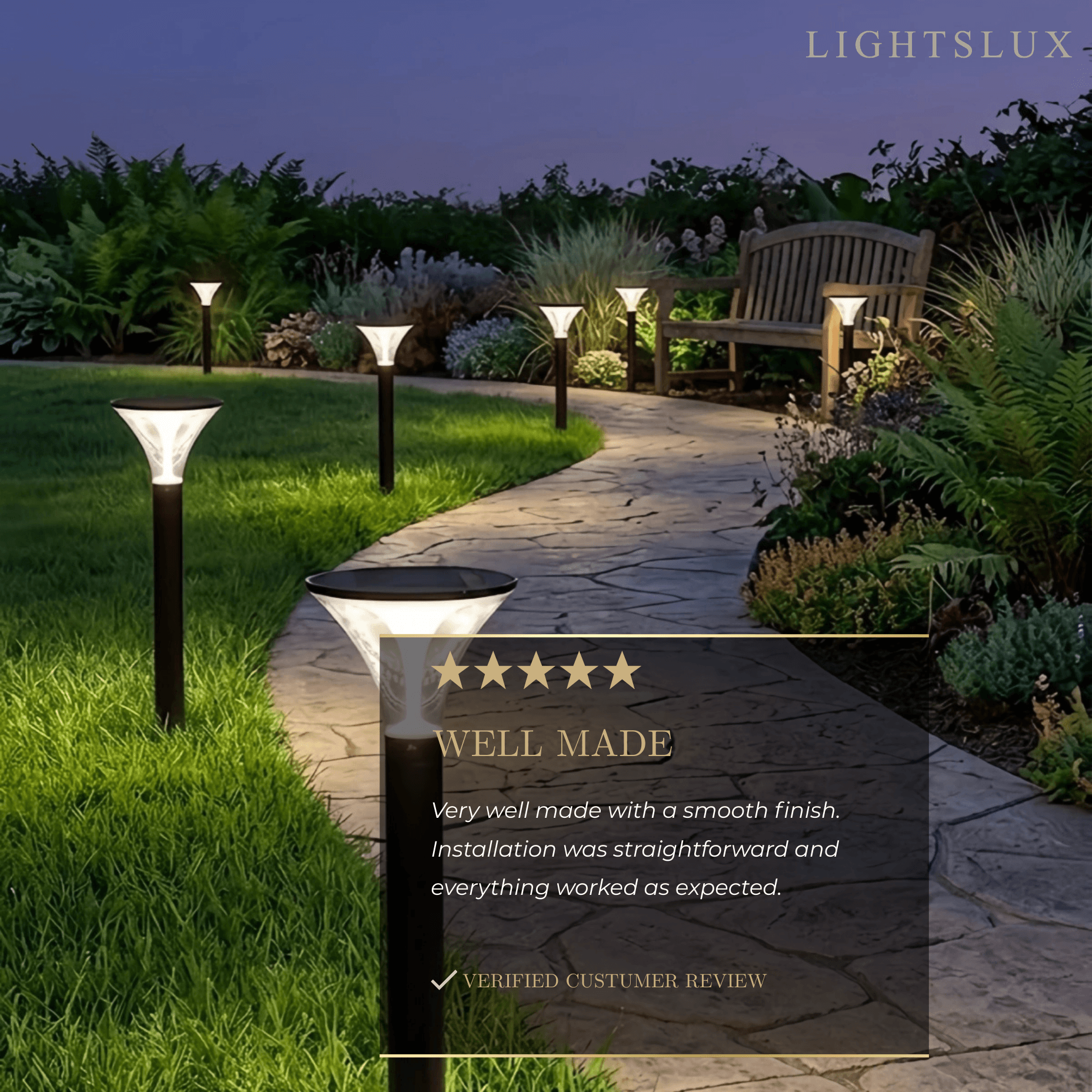 Modern Cylindrical Pathway Light – Black Metal/Acrylic Solar Outdoor Lamp - Flindria
